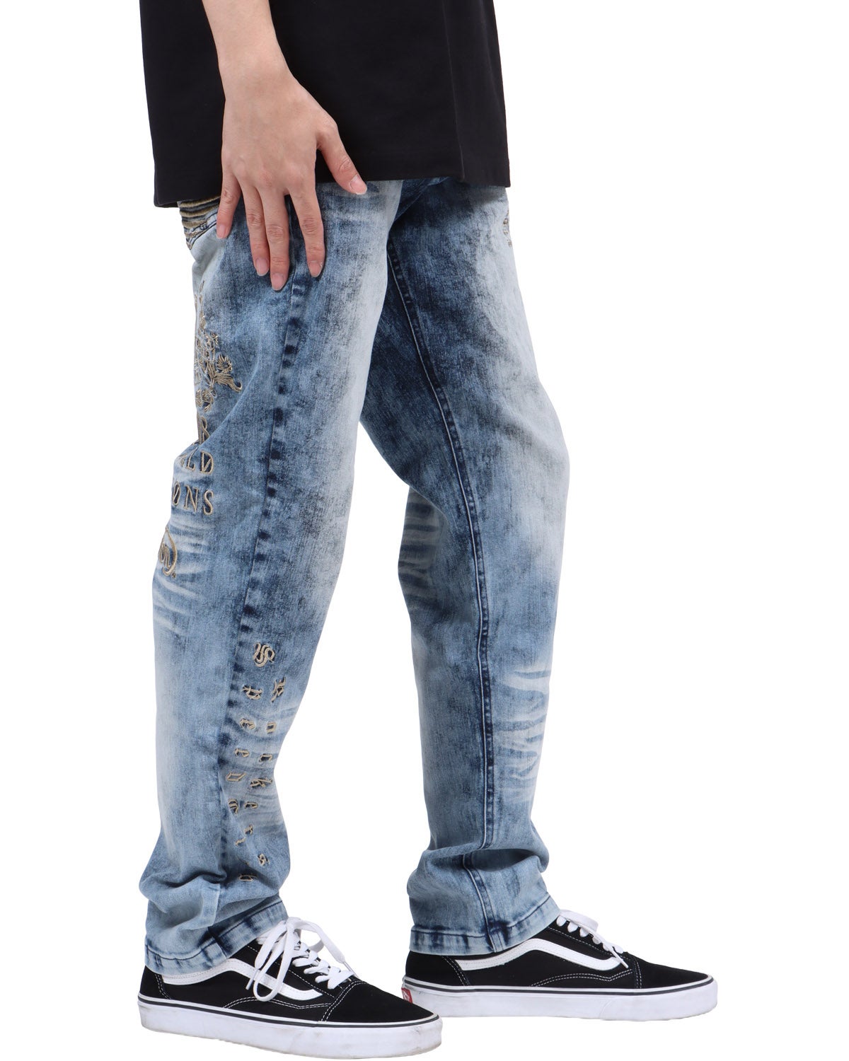 インディゴ：173cm63kg(Lサイズ着用)