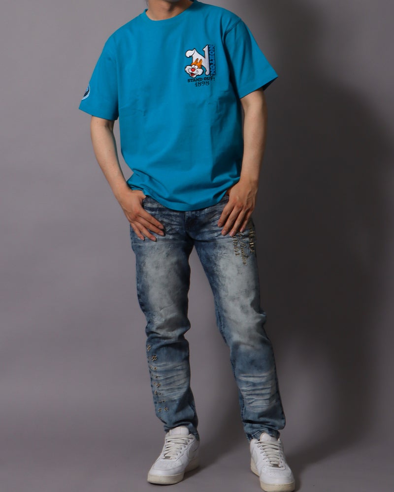 ブルー：178cm/75kg(Lサイズ着用)