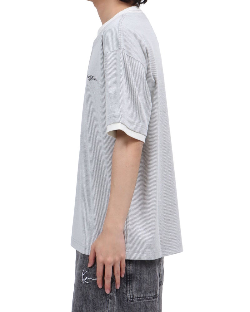 グレー：173cm63kg(Lサイズ着用)