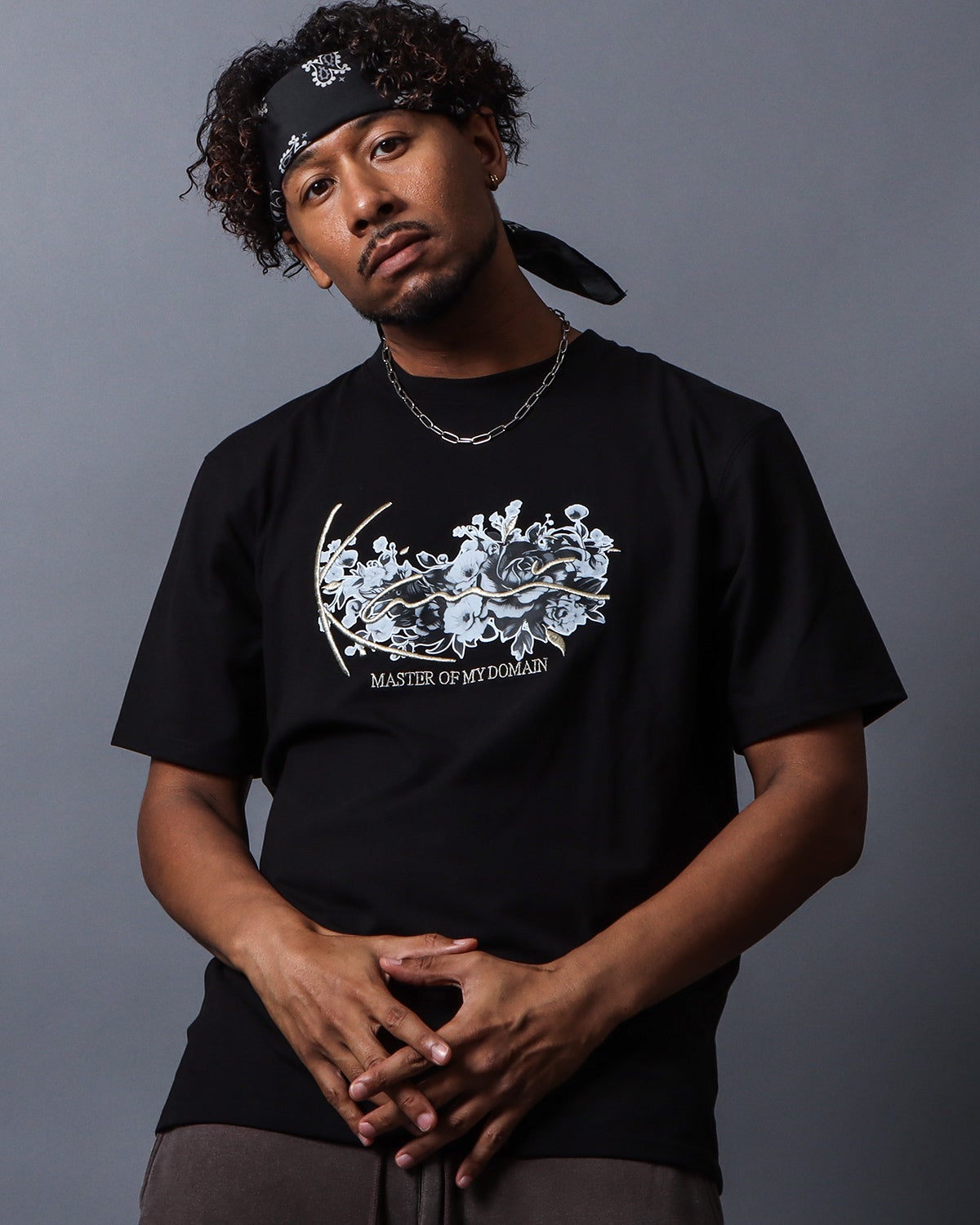 Karl Kani] 接触冷感 金継ぎ フラワー T | PEET ONLINE STORE