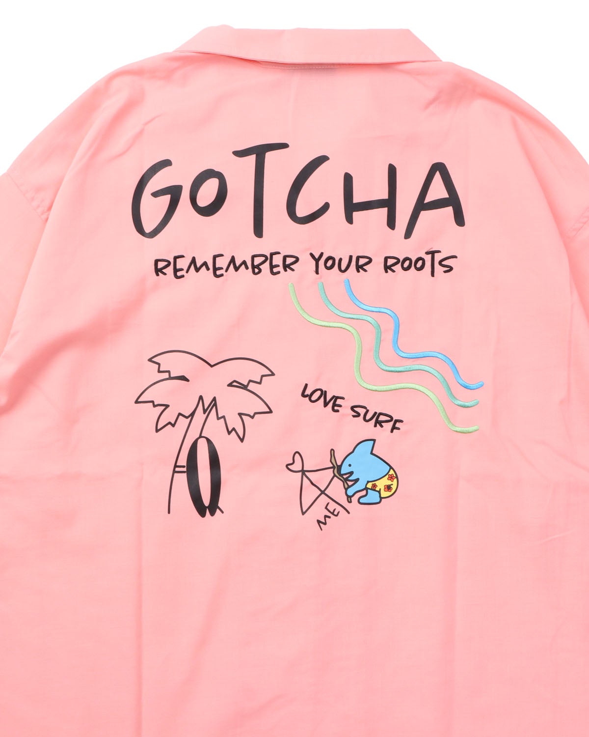 GOTCHA] ウィメンズ フィッシュマン 砂浜らくがき 半袖シャツ | PEET