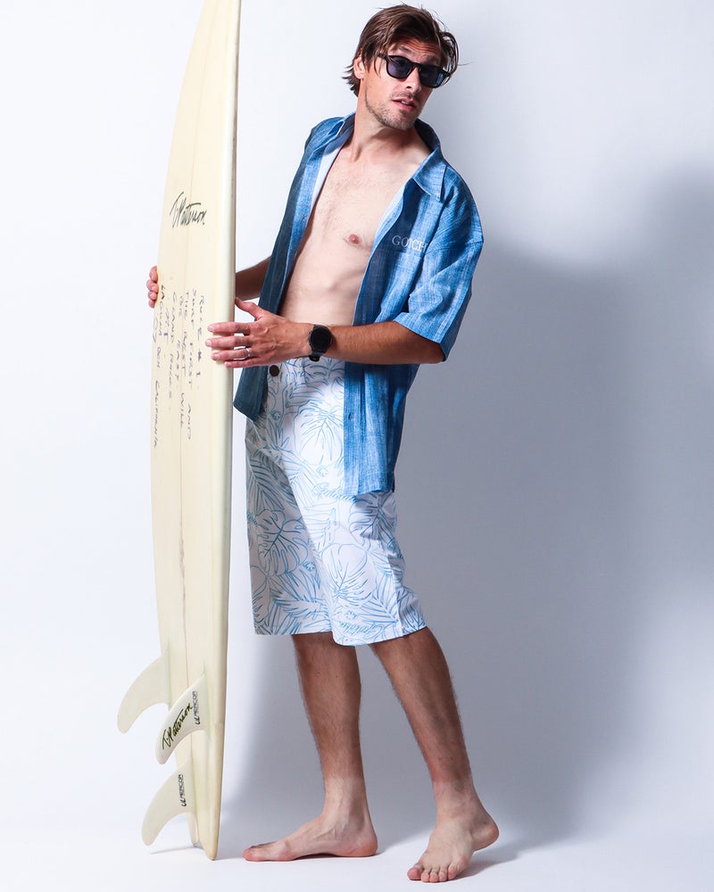 インディゴ：183cm/70kg(Lサイズ着用)