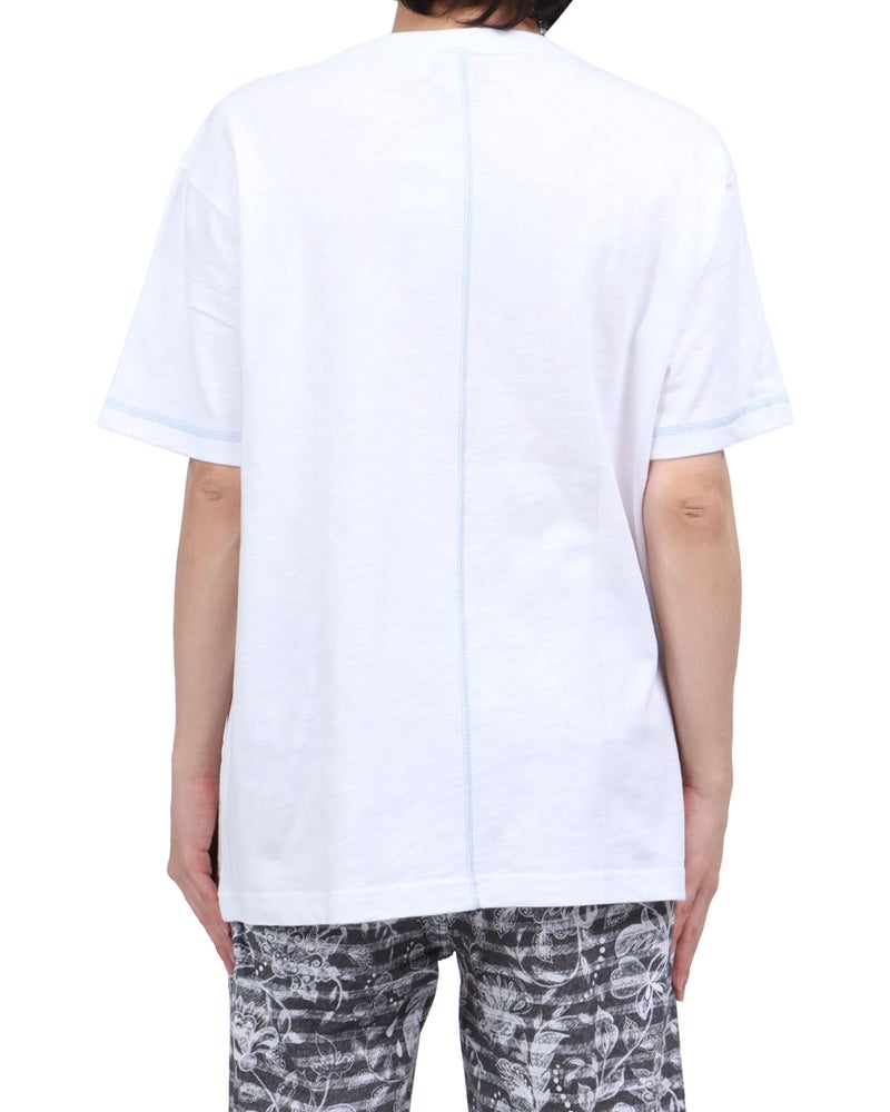 ホワイト：173cm63kg(Lサイズ着用)