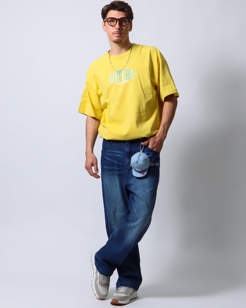 イエロー：180cm/70kg(Lサイズ着用)