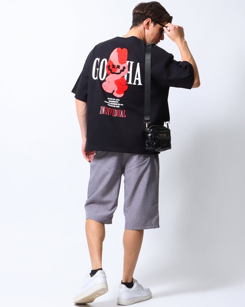 ブラック：180cm/70kg(Lサイズ着用)