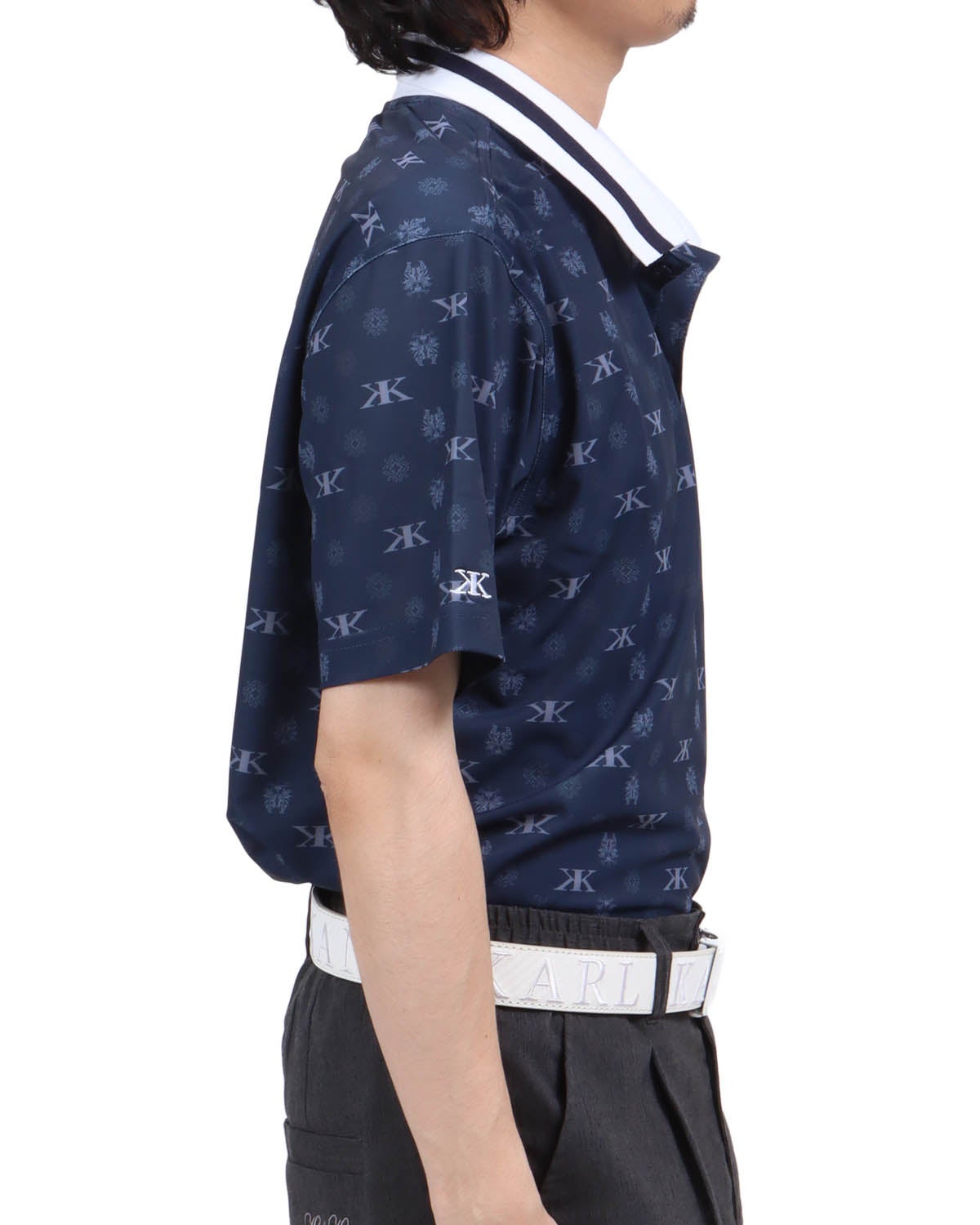 ダークネイビー：173cm63kg(Lサイズ着用)