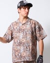 ベージュ：180cm/70kg(Lサイズ着用)