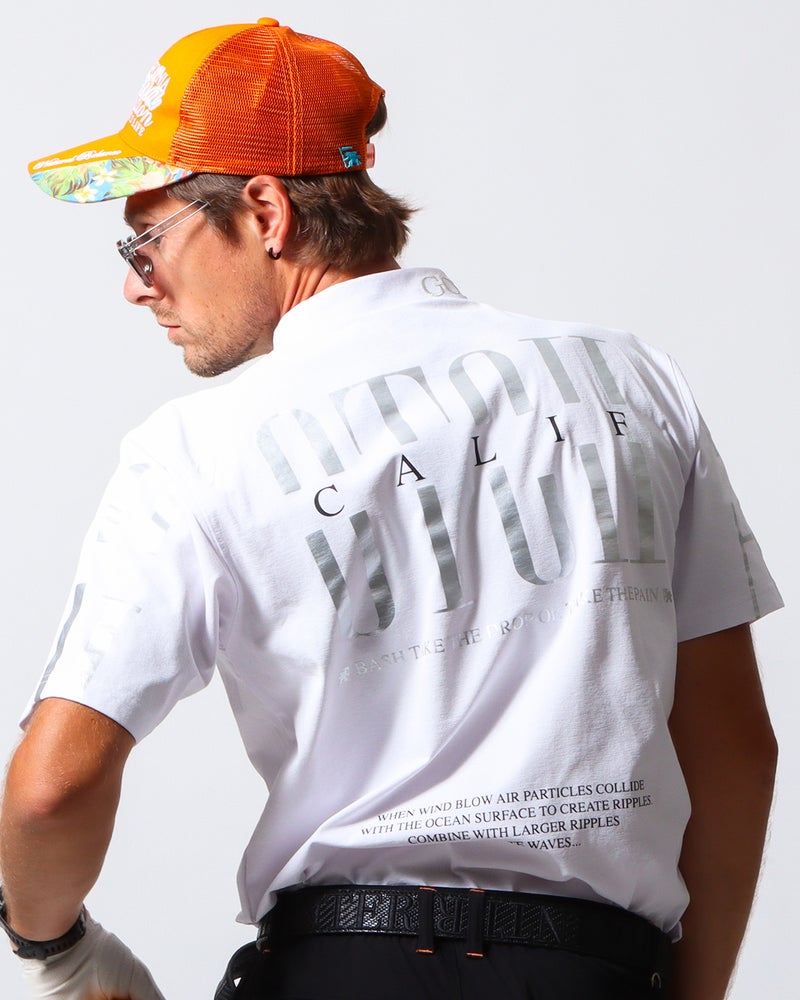 ホワイト：183cm/70kg(Lサイズ着用)