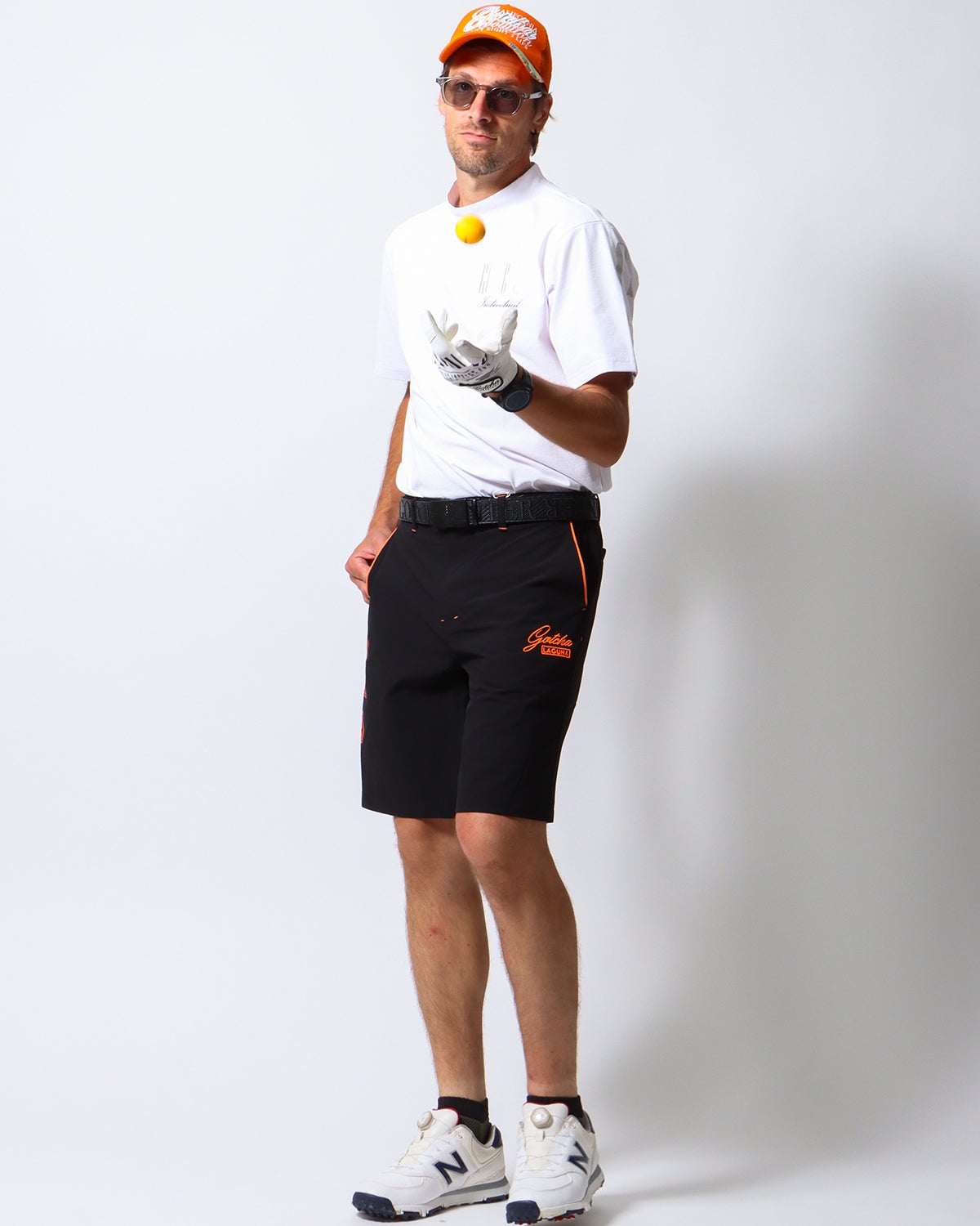 ホワイト：183cm/70kg(Lサイズ着用)