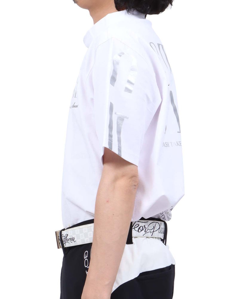 ホワイト：173cm63kg(Lサイズ着用)