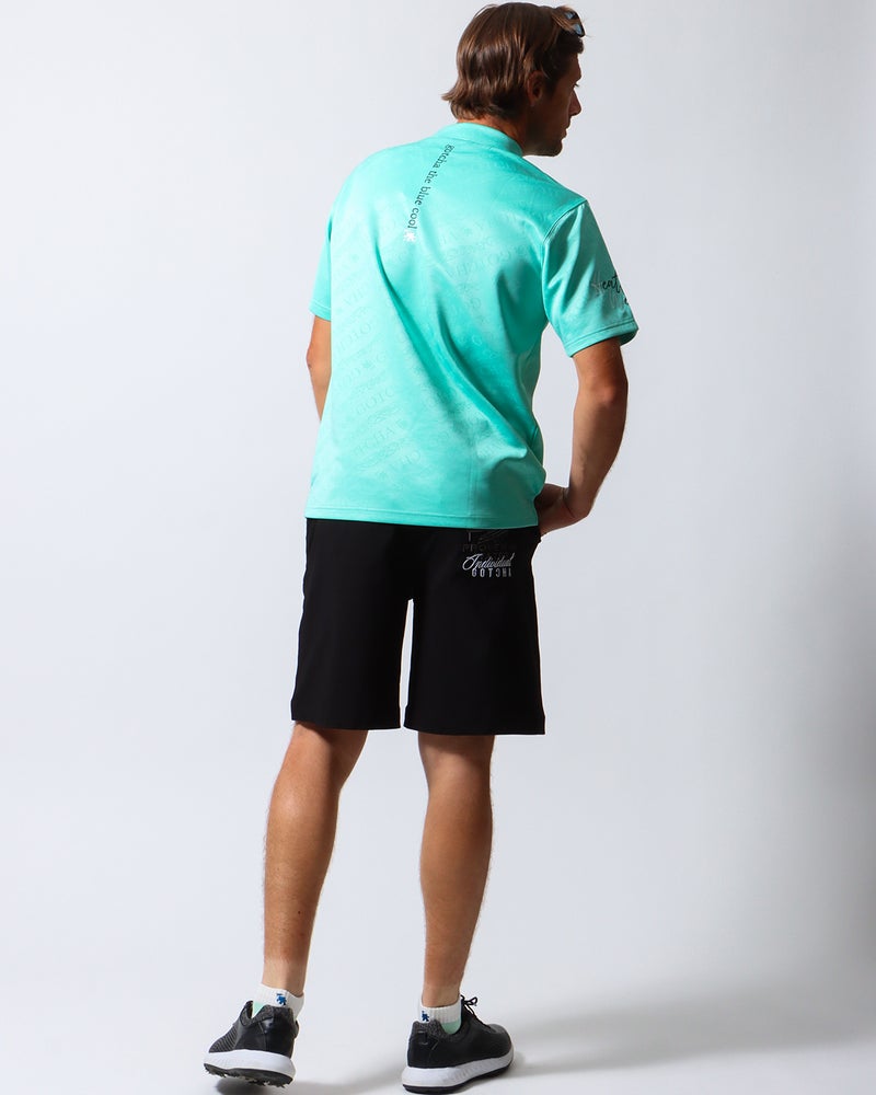 ミントグリーン：183cm/70kg(Lサイズ着用)