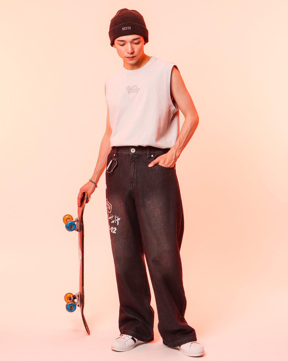 ライトグレー：175cm(Mサイズ着用)