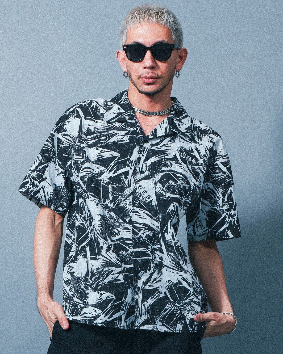 MCD] 総柄 半袖 開襟シャツ | PEET ONLINE STORE