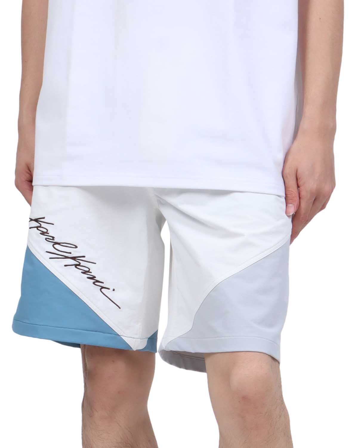 ホワイト：173cm63kg(Lサイズ着用)