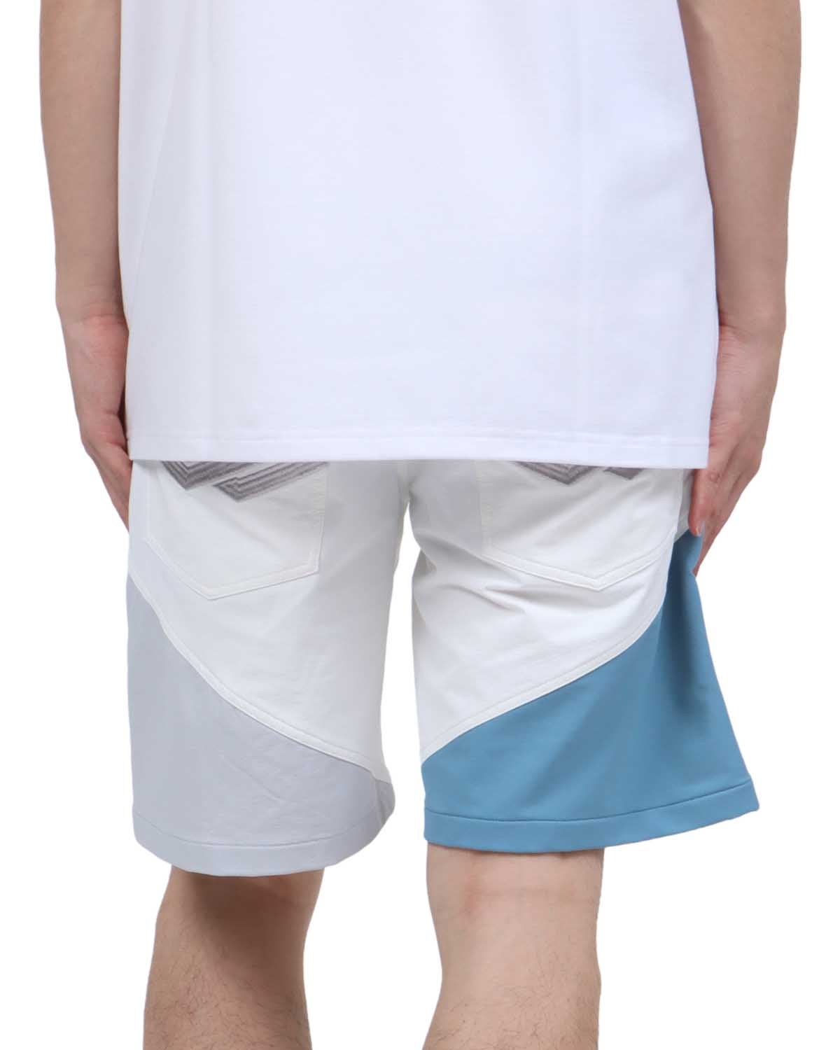ホワイト：173cm63kg(Lサイズ着用)