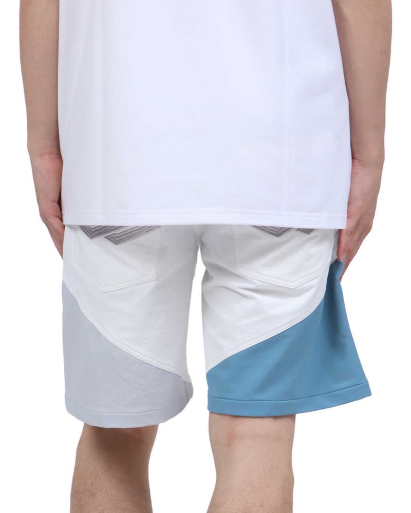 ホワイト：173cm63kg(Lサイズ着用)
