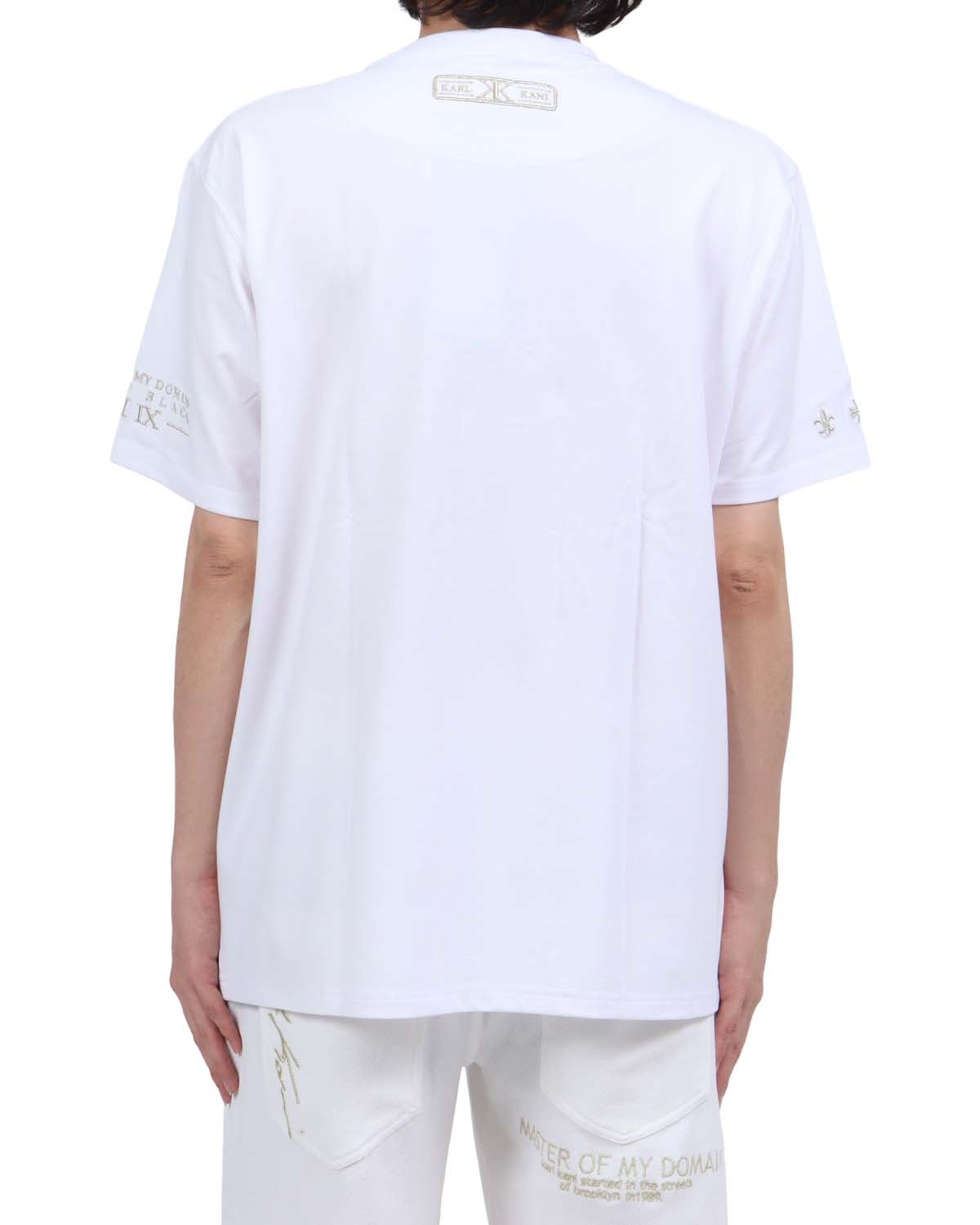 ホワイト：173cm63kg(Lサイズ着用)