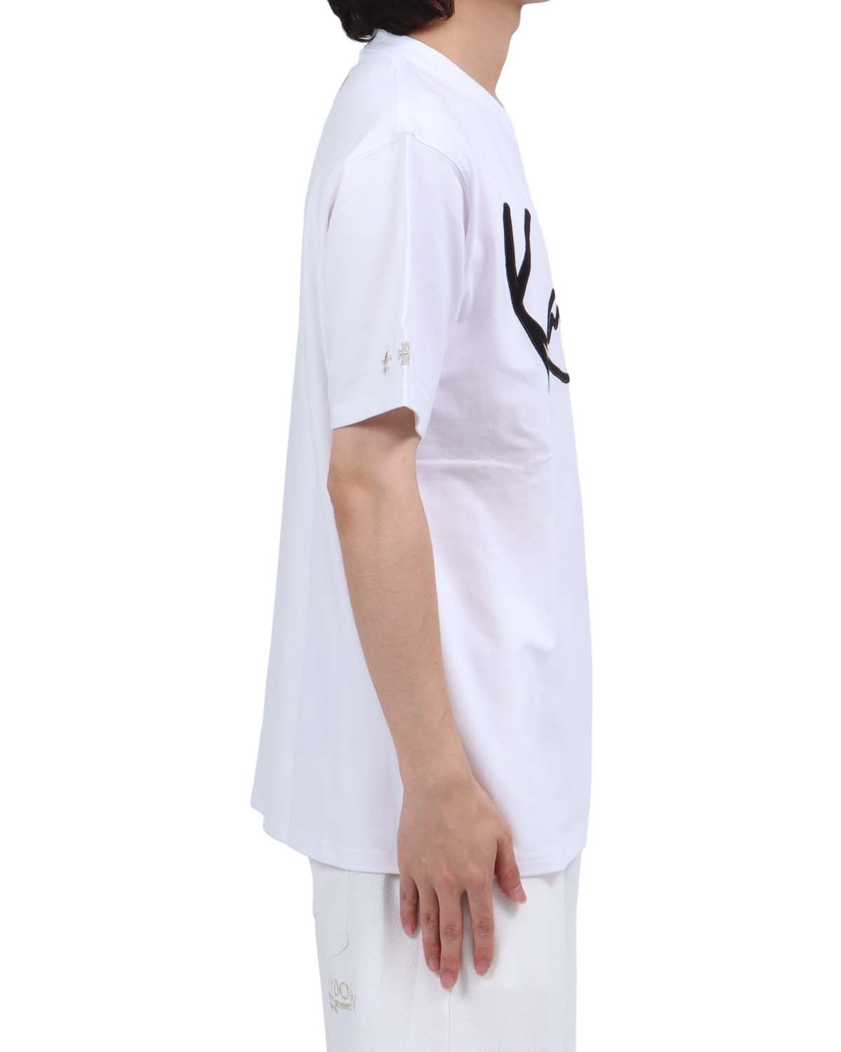【Lサイズ】KKPP ATP Tシャツ ホワイト Karl Kani] 接触冷感 GOLD アップリケ T | PEET ONLINE STORE