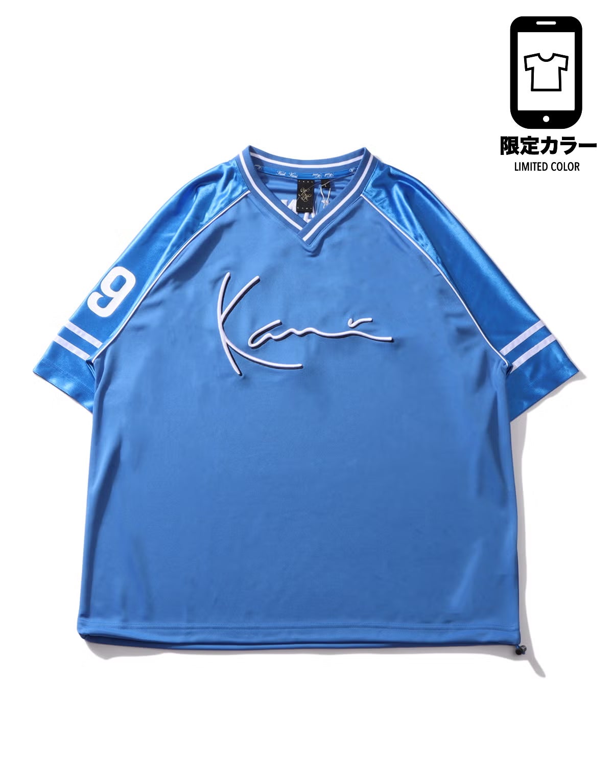 Karl Kani] SL シャイニー 袖切替 フットボール T | PEET ONLINE STORE