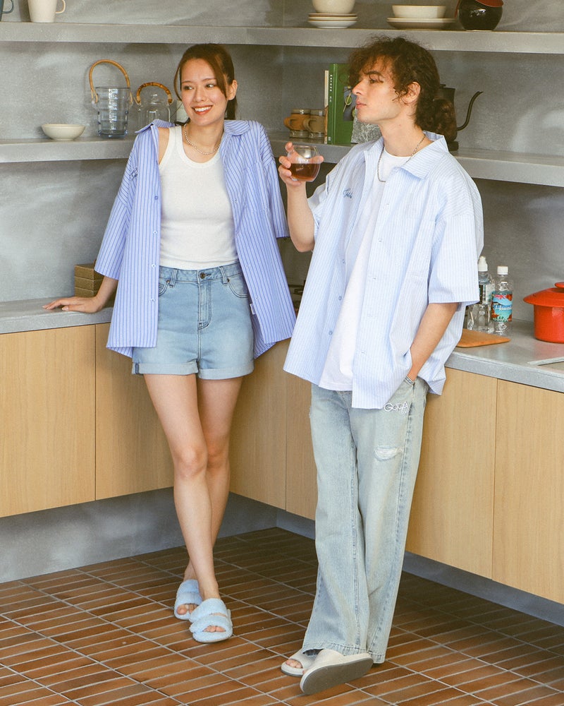 左：172cm(XLサイズ着用)、右：175ｃｍ（XLサイズ着用）