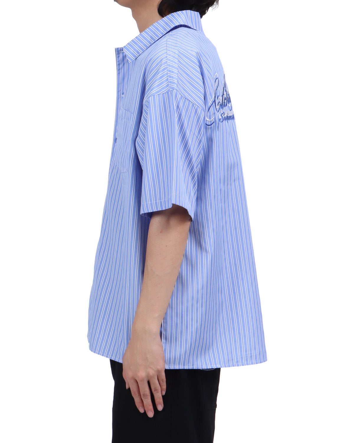 ブルー：173cm63kg(Lサイズ着用)