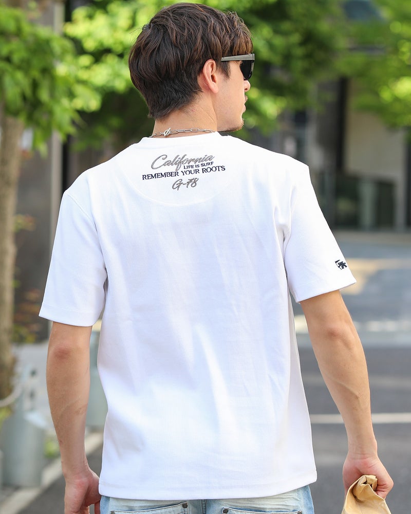 ホワイト：180cm/70kg(Lサイズ着用)