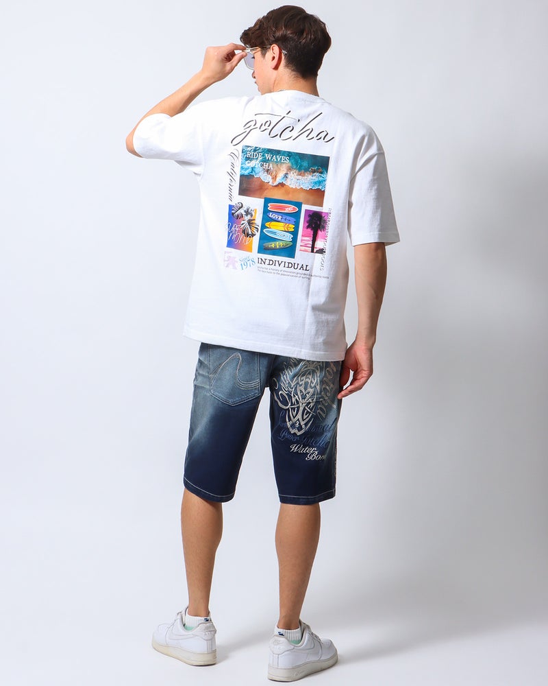 ホワイト：180cm/70kg(Lサイズ着用)