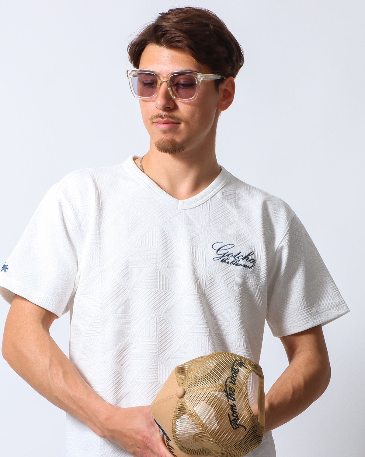 GOTCHA] ネイティブ ジャカード Vネック T | PEET ONLINE STORE