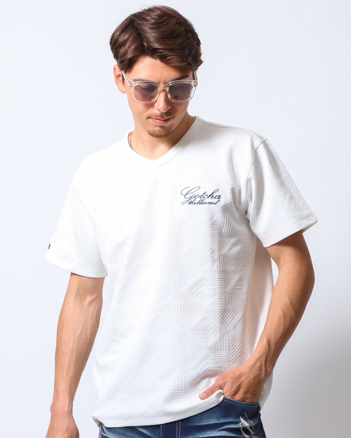 GOTCHA] ネイティブ ジャカード Vネック T | PEET ONLINE STORE