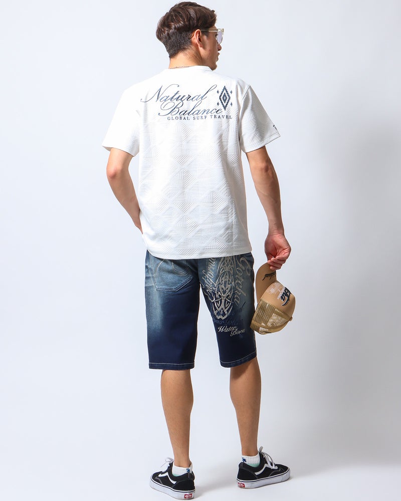 ホワイト：180cm/70kg(Lサイズ着用)