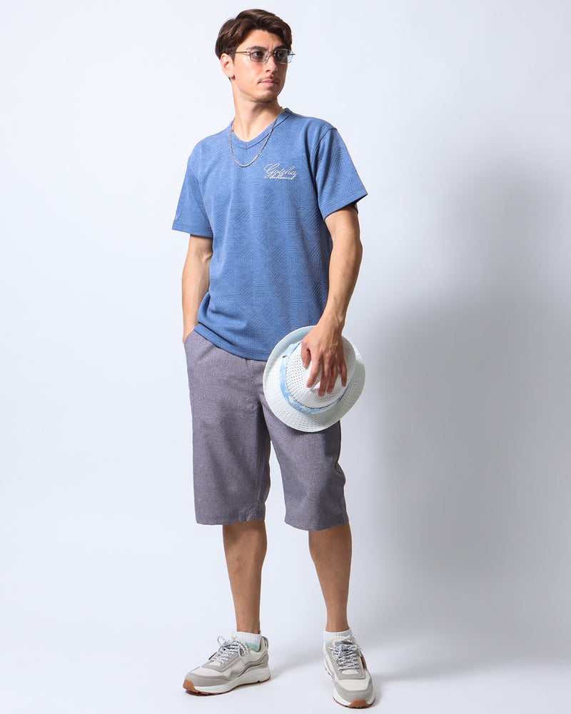 ブルー：180cm/70kg(Lサイズ着用)