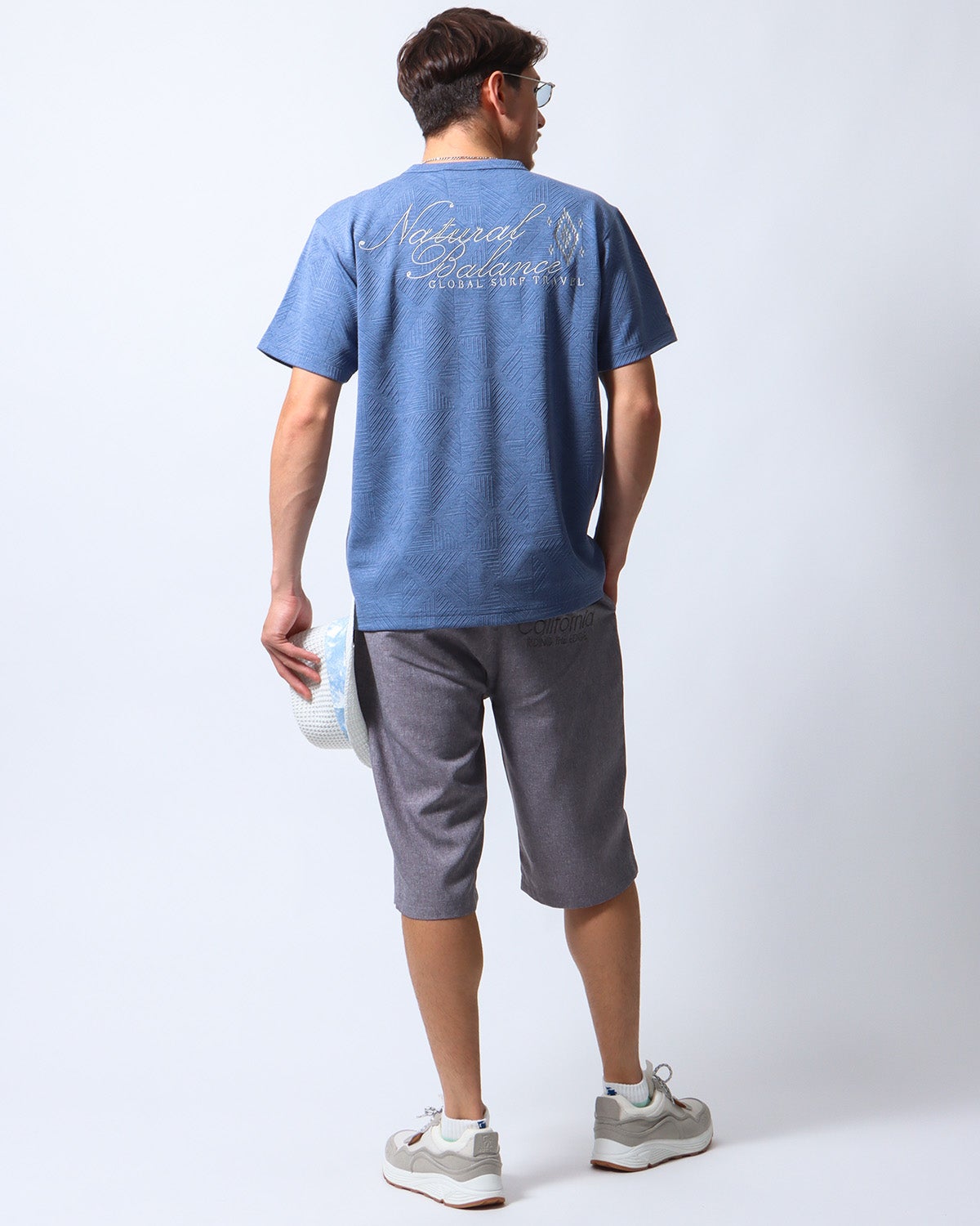 ブルー：180cm/70kg(Lサイズ着用)