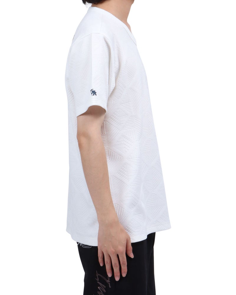 ホワイト：173cm63kg(Lサイズ着用)