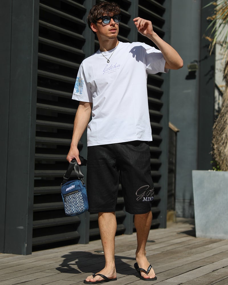 ホワイト：180cm/70kg(Lサイズ着用)
