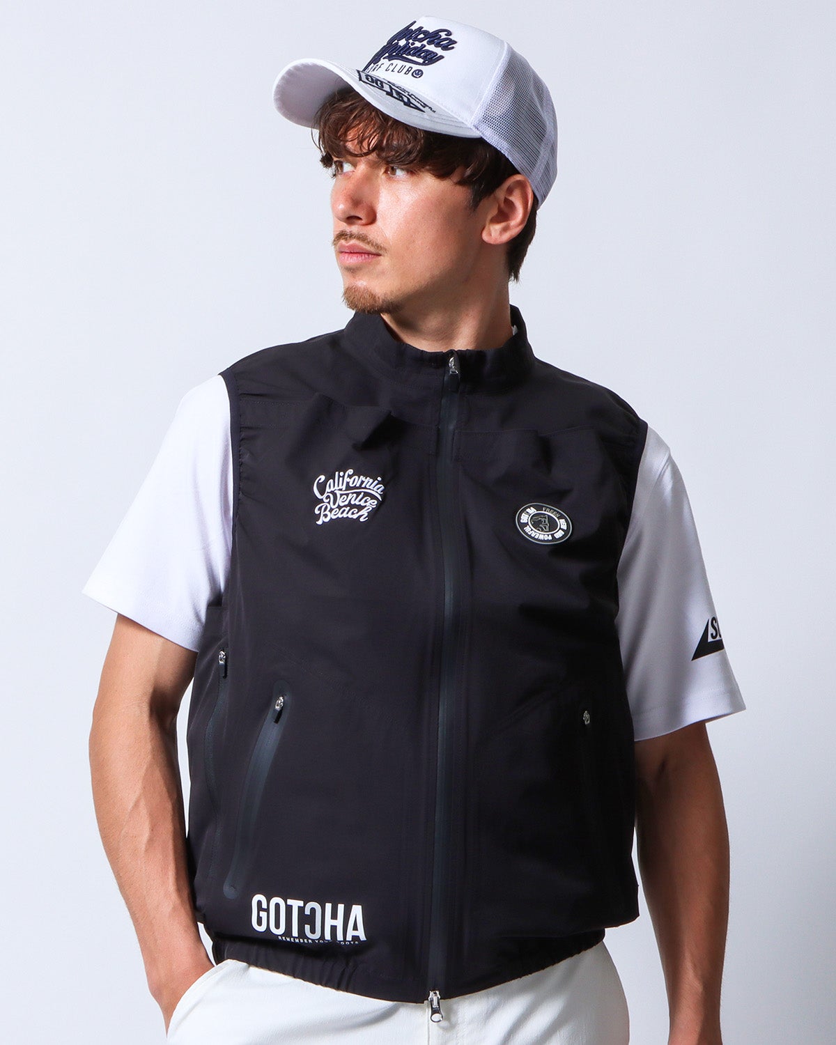 ブラック：180cm/70kg(Lサイズ着用)