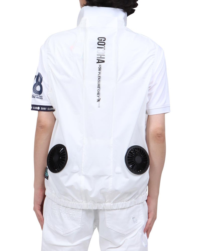 ホワイト：173cm63kg(Lサイズ着用)