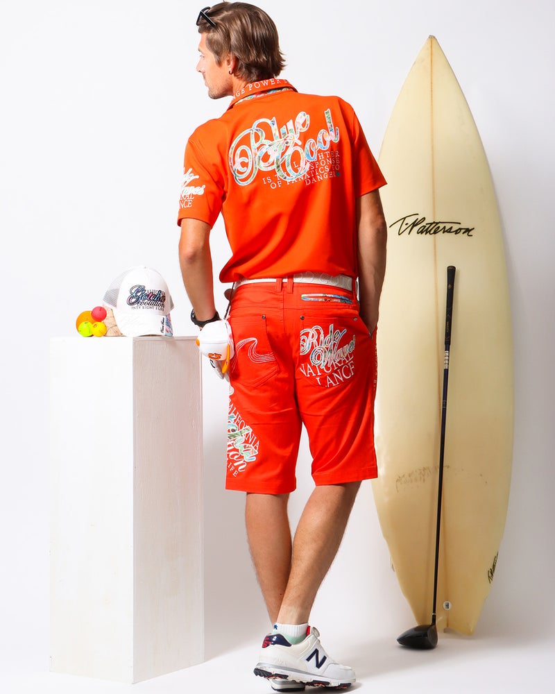 オレンジ：183cm/70kg(Lサイズ着用)