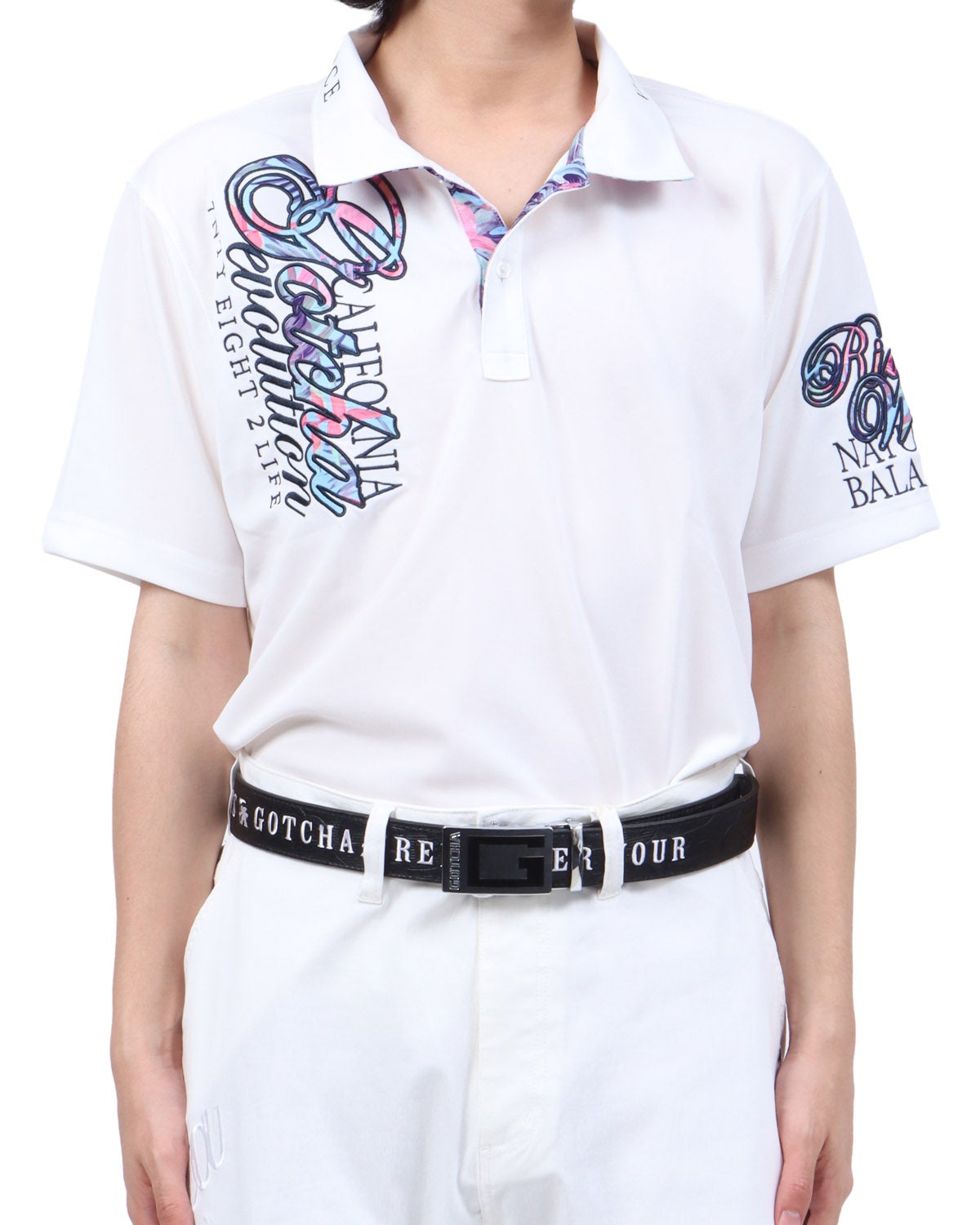GOTCHA GOLF] ドライ ボタニカルロゴ ポロ | PEET ONLINE STORE