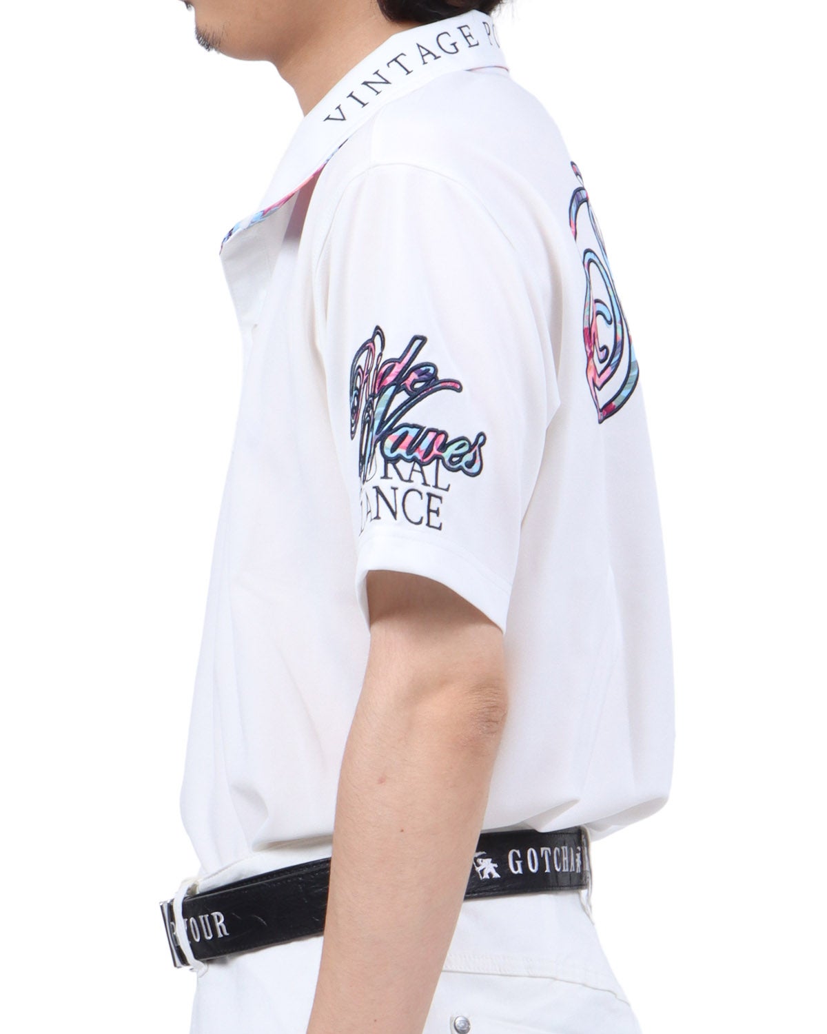 GOTCHA GOLF] ドライ ボタニカルロゴ ポロ | PEET ONLINE STORE