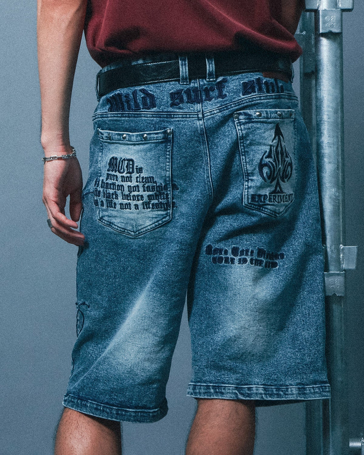 インディゴ：183cm(Lサイズ着用)