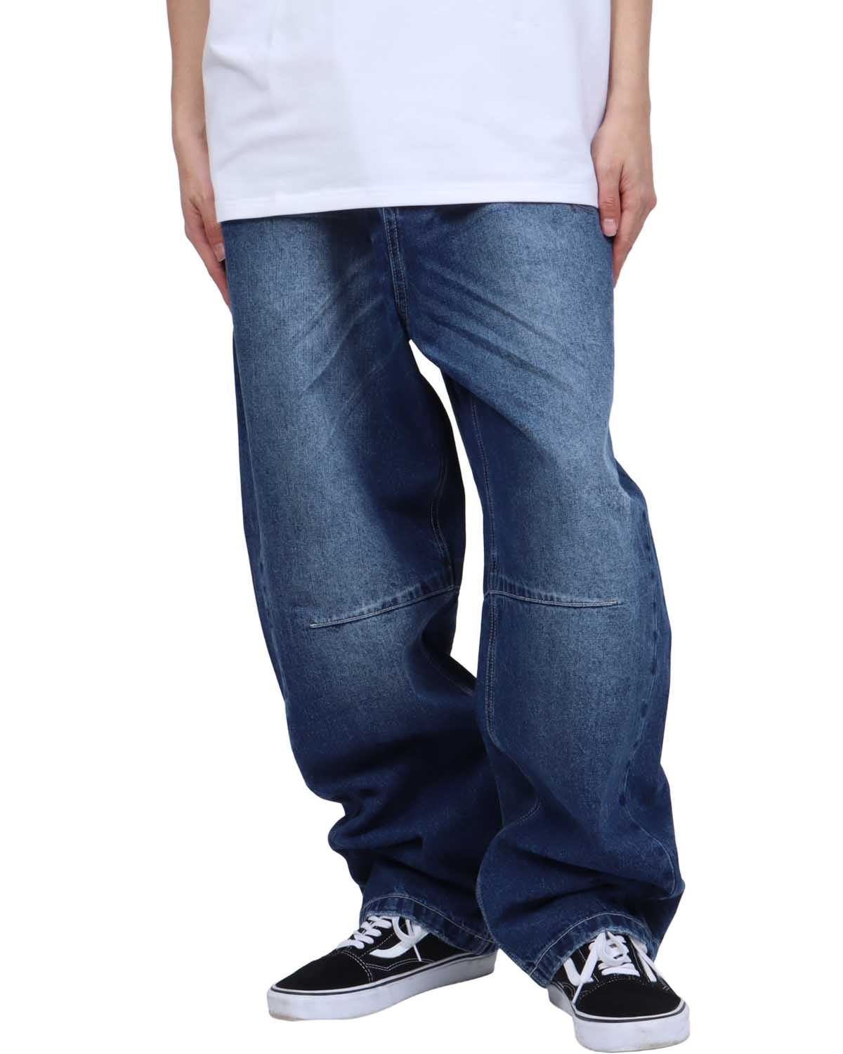 インディゴ：173cm63kg(34inc着用)