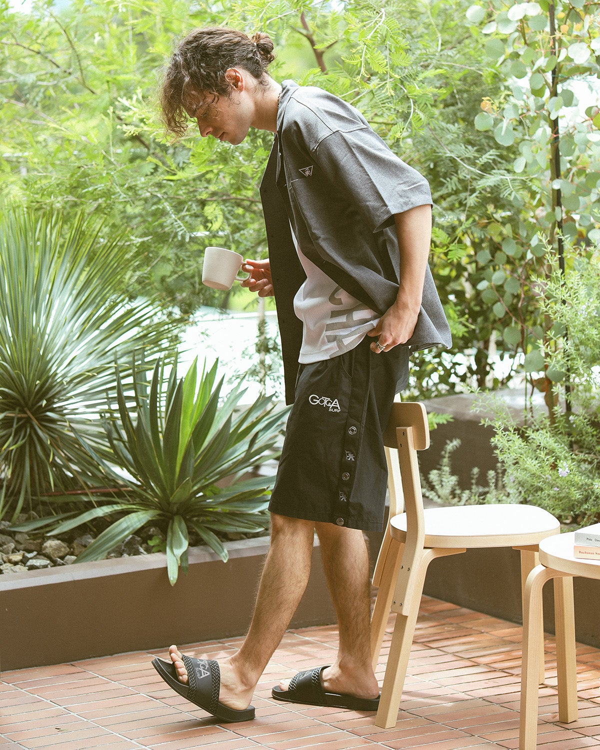 ブラック：175cm/66kg(Lサイズ着用)