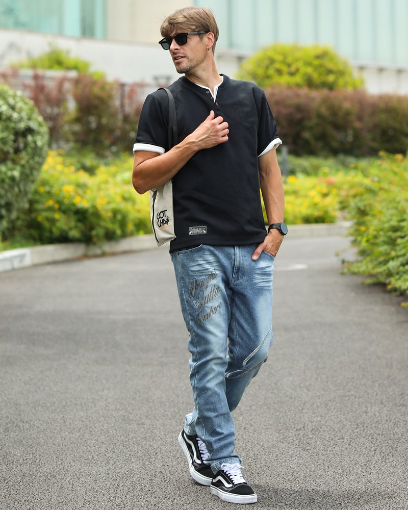 ブリーチ：183cm/70kg(Lサイズ着用)