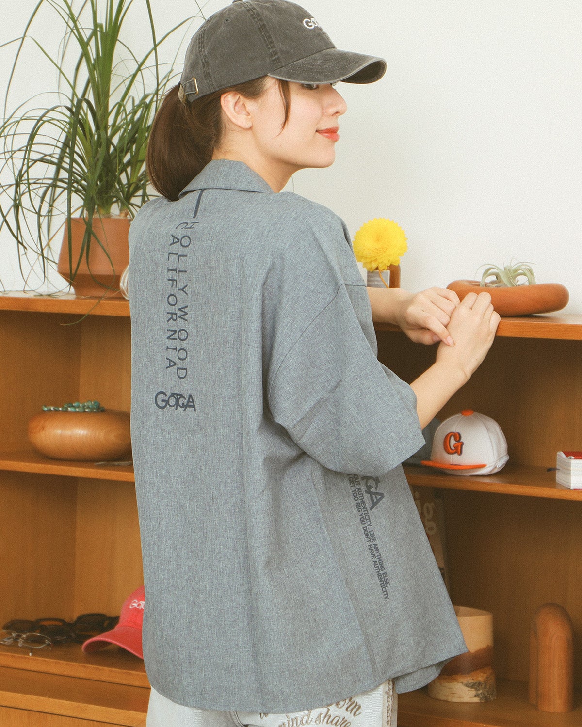 ブルーグレー：172cm(XLサイズ着用)