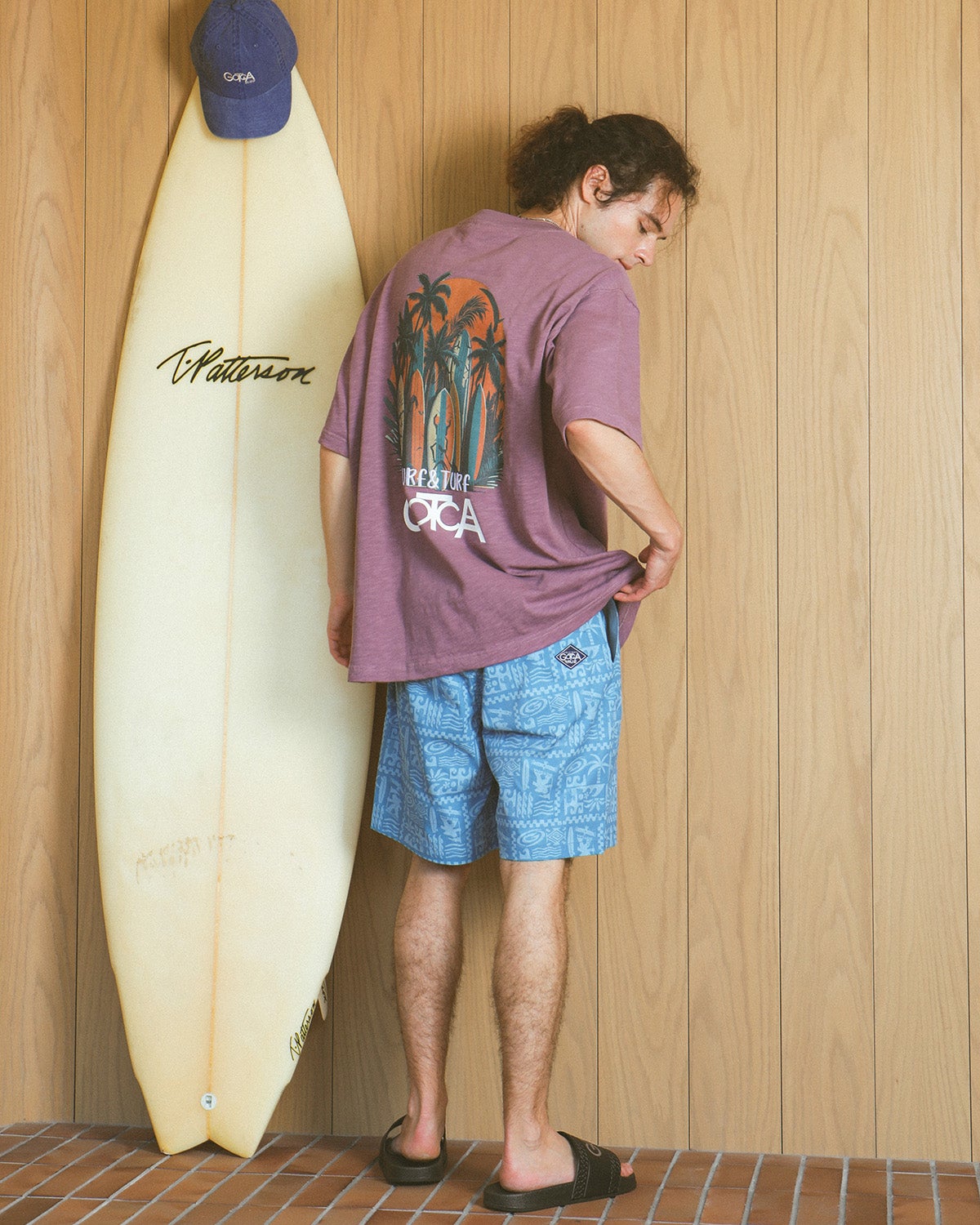 ピンク：175cm/66kg(XLサイズ着用)