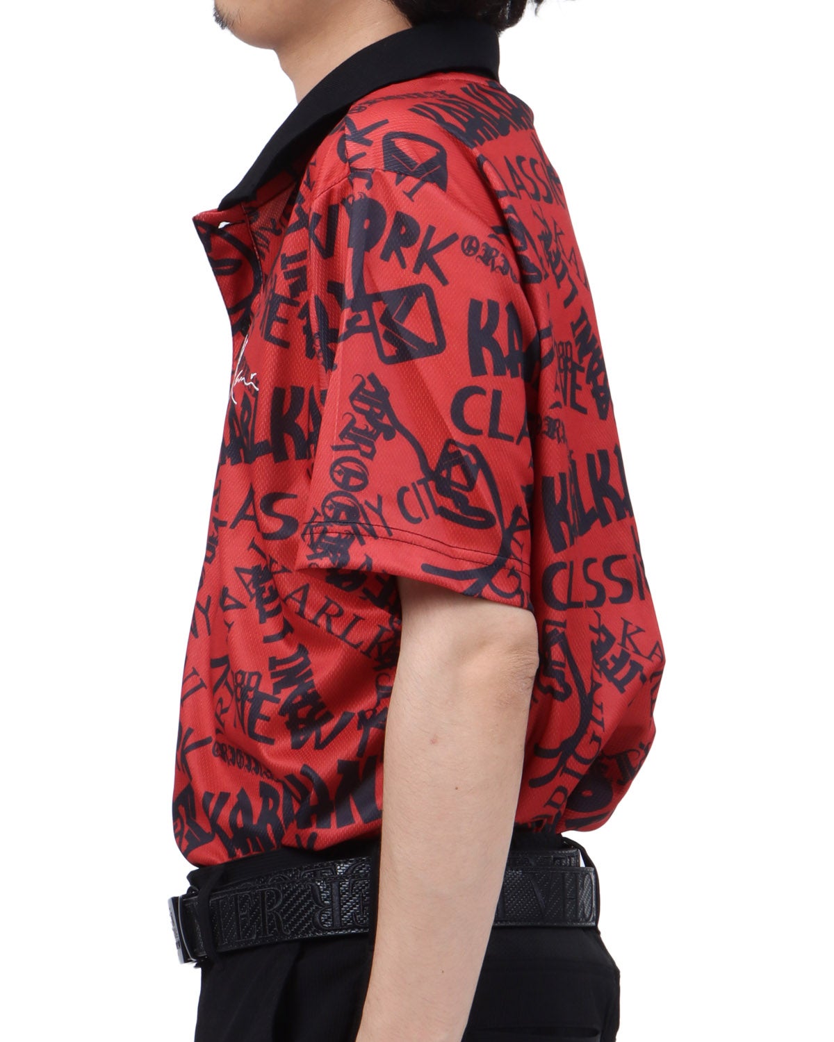レッド：173cm63kg(Lサイズ着用)