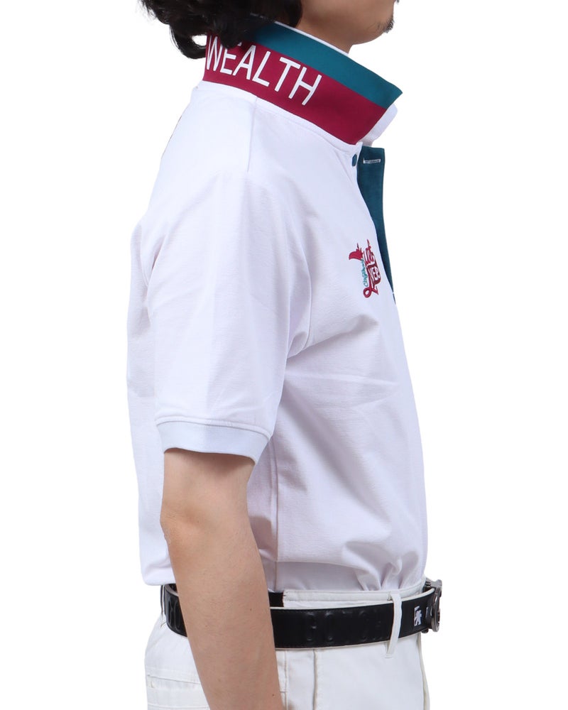 ホワイト：173cm63kg(Lサイズ着用)