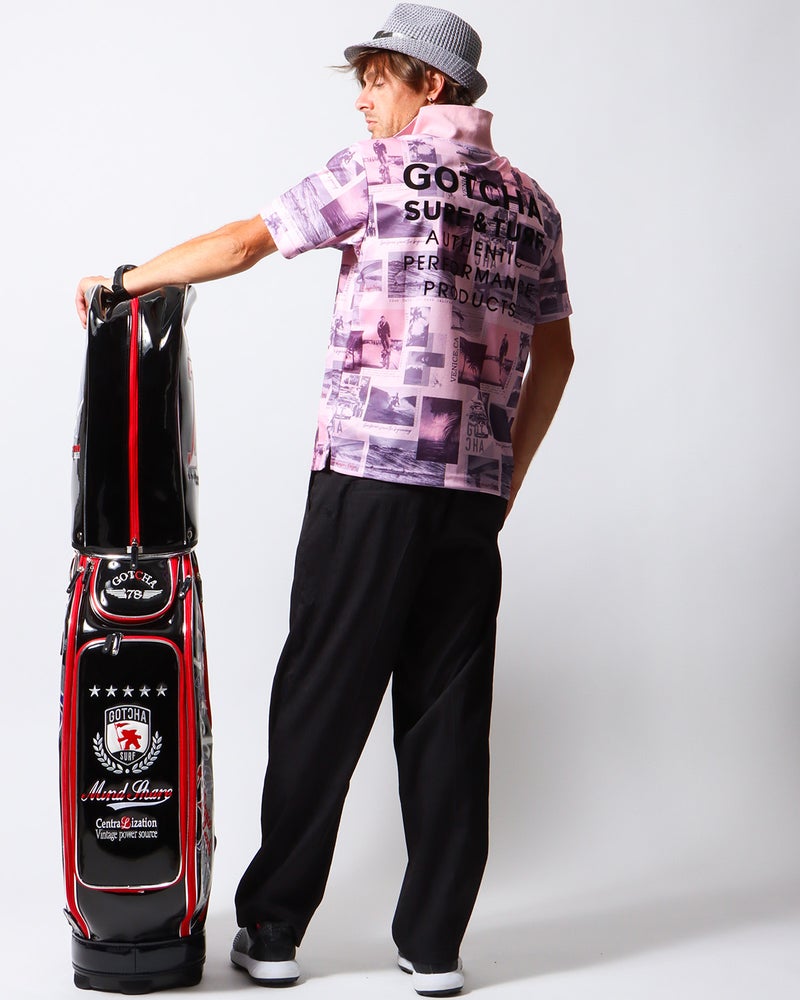 ベビーピンク：183cm/70kg(Lサイズ着用)