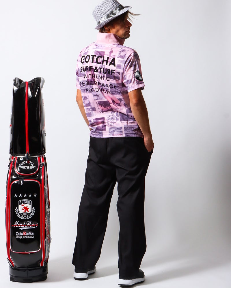 ベビーピンク：183cm/70kg(Lサイズ着用)