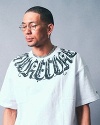 ホワイト：183cm(Lサイズ着用)